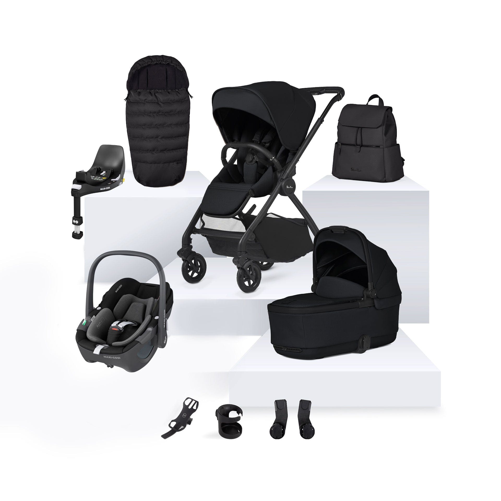 Silver Cross Travel Systems Silver Cross Dune 2 Maxi-Cosi Travel System- Space 15731-SPA-1