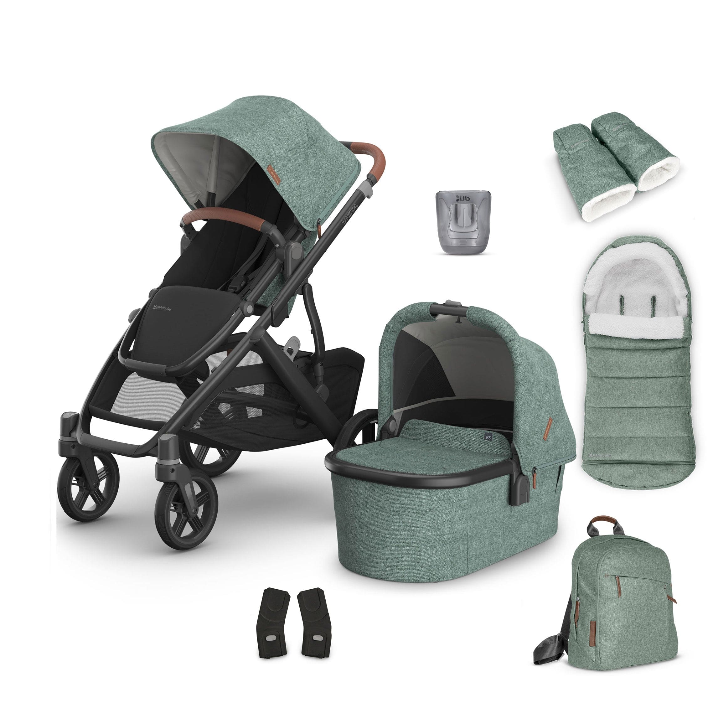 Uppababy baby prams Uppababy Vista V3 Complete Bundle - Gwen 17587-VIS-COM-GWE