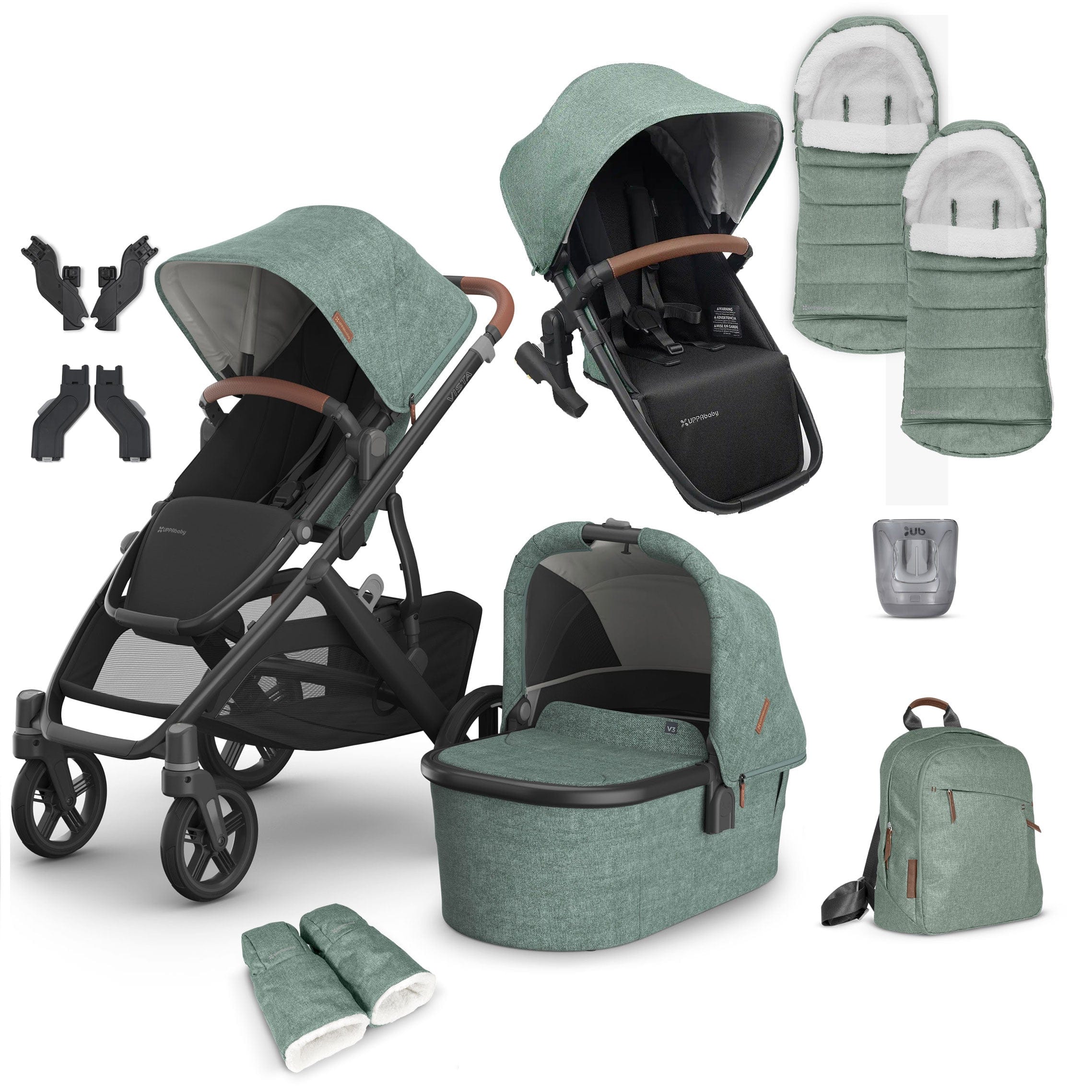 Uppababy baby prams Uppababy Vista V3 Duo Complete Bundle - Gwen VIS-DUO-COM-GWEN