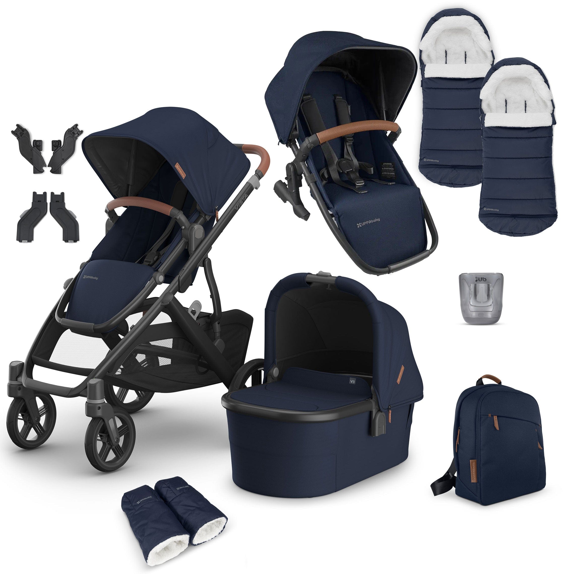 Uppababy baby prams Uppababy Vista V3 Duo Complete Bundle - Noa VIS-DUO-COM-NOA