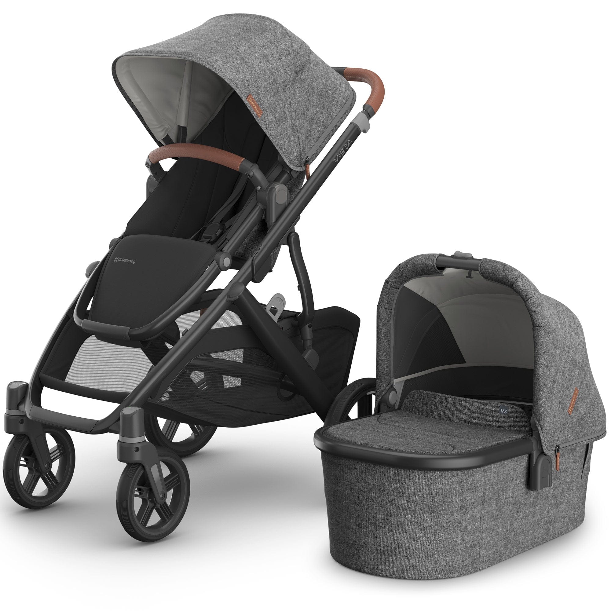 Uppababy baby prams Uppababy Vista V3 Pram - Greyson 0303-VIS-UK-GRY