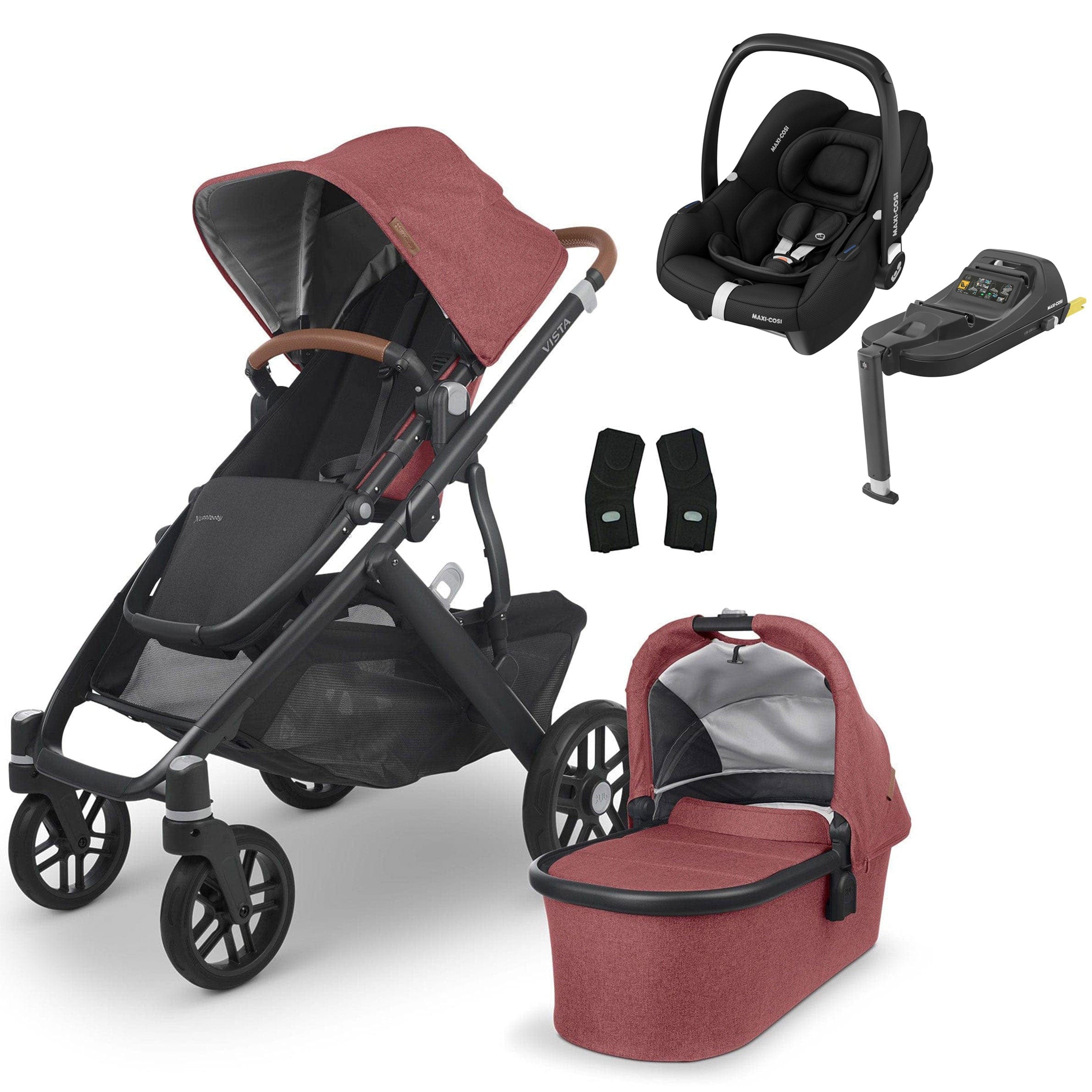 Uppababy travel systems Uppababy Vista V2 Cabriofix & Base Travel System - Lucy 16797-LUC