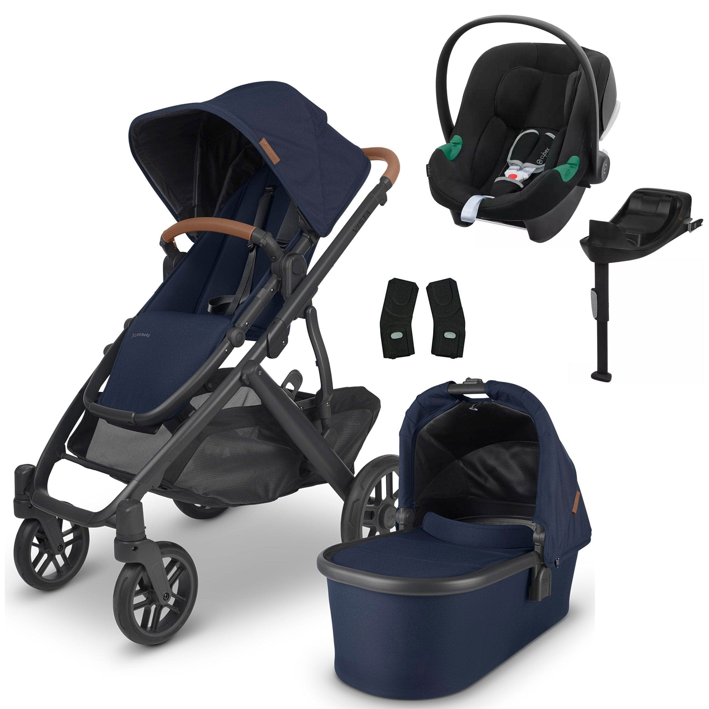 Uppababy travel systems Uppababy Vista V2 Aton B2 & Base Travel System - Noa 9776-NOA