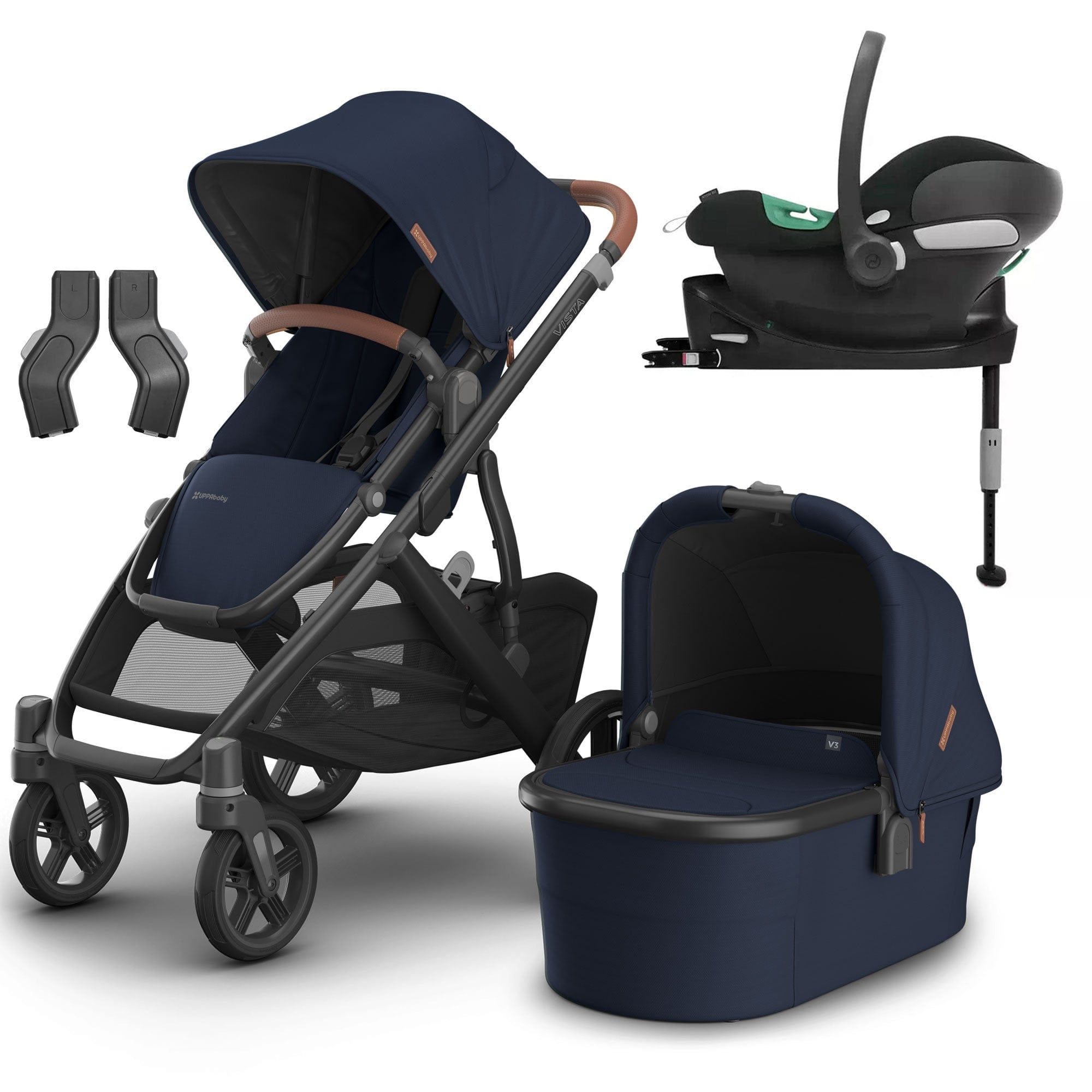 Uppababy Travel Systems Uppababy Vista V3 Cybex Travel System - Noa 16603-NOA