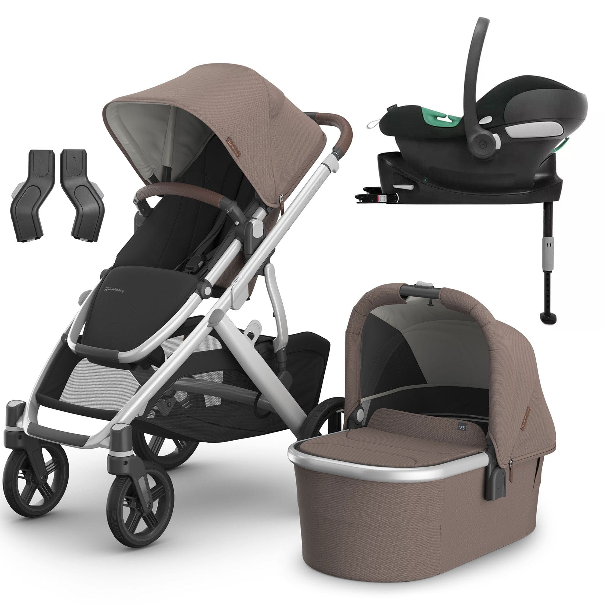 Uppababy Travel Systems Uppababy Vista V3 Cybex Travel System - Theo 16605-THE