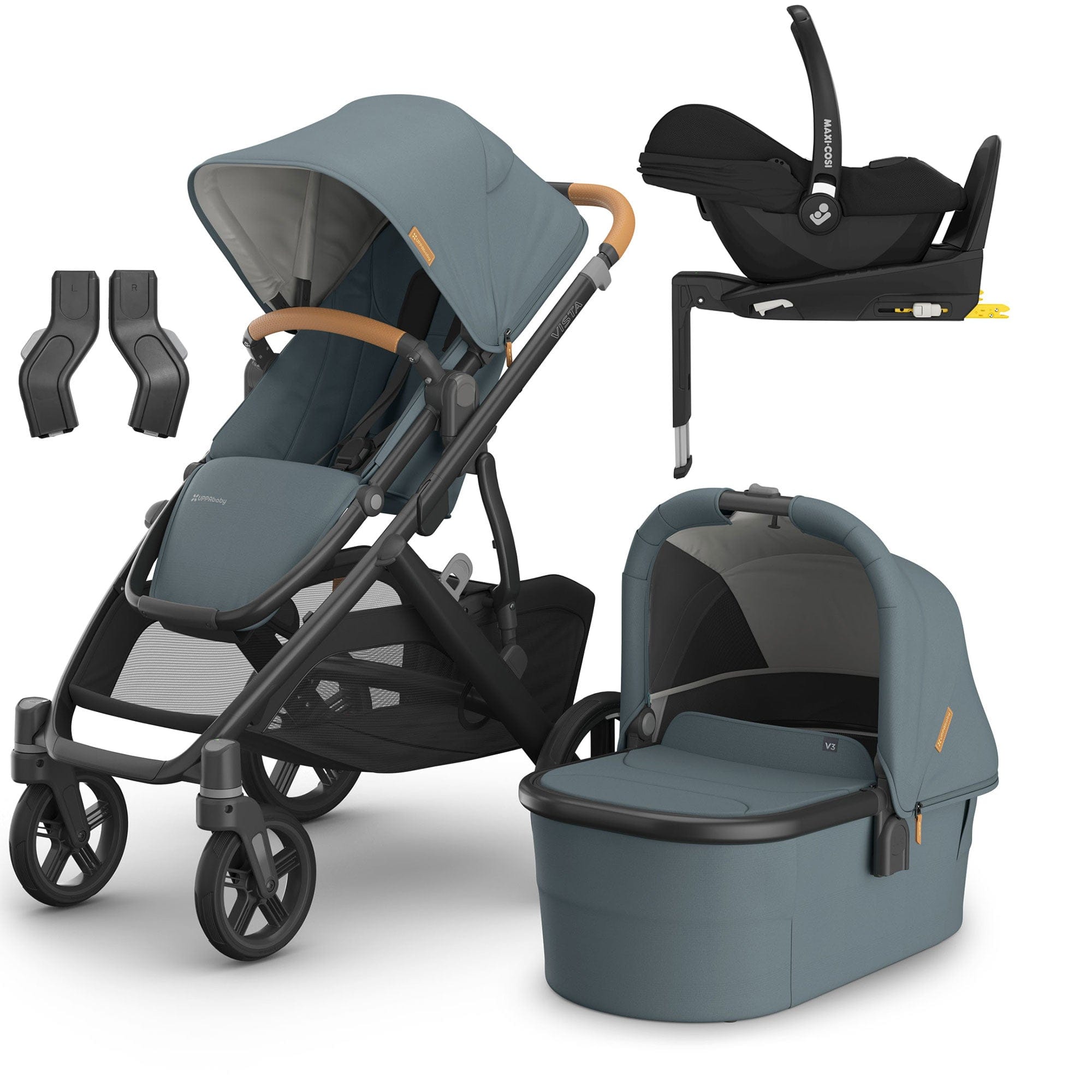 Uppababy Travel Systems Uppababy Vista V3 Maxi-Cosi Travel System - Dillan 16580-DIL