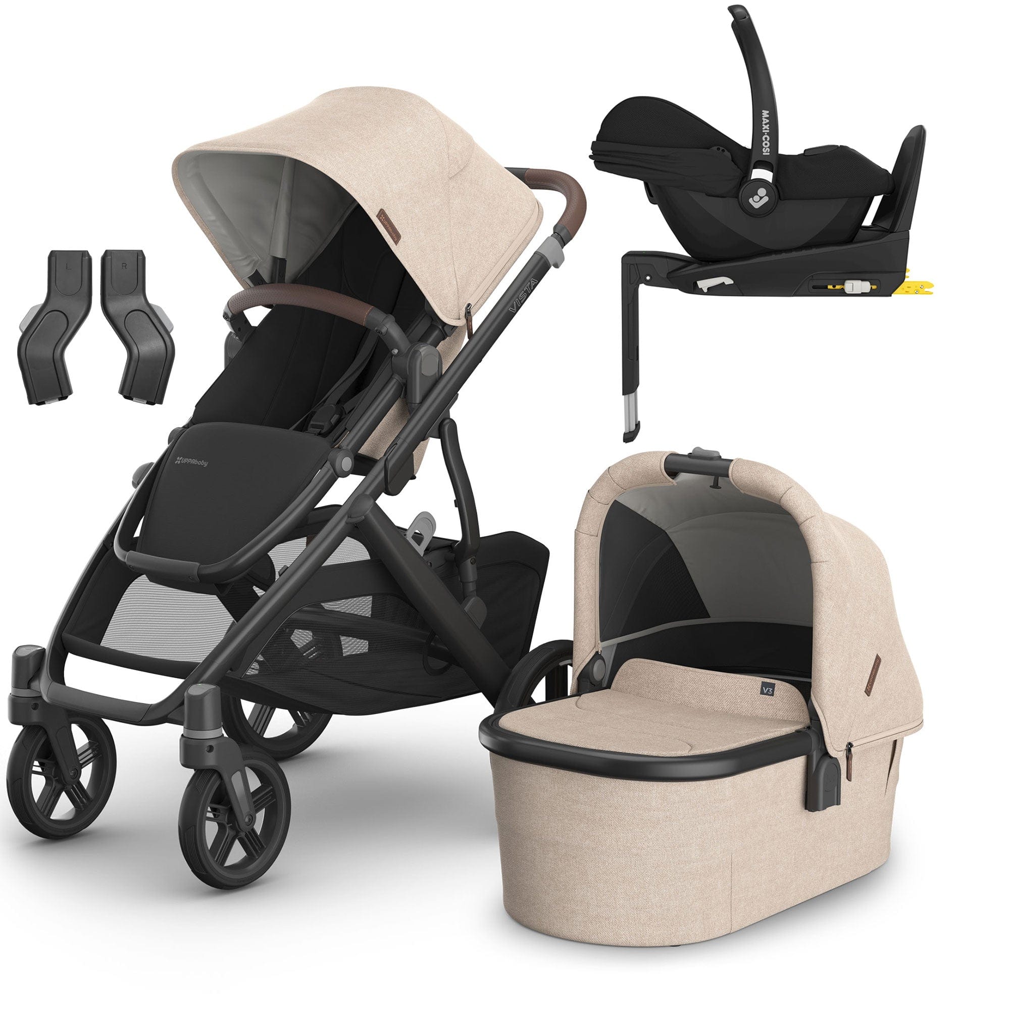 Uppababy Travel Systems Uppababy Vista V3 Maxi-Cosi Travel System - Liam 16618-LIA