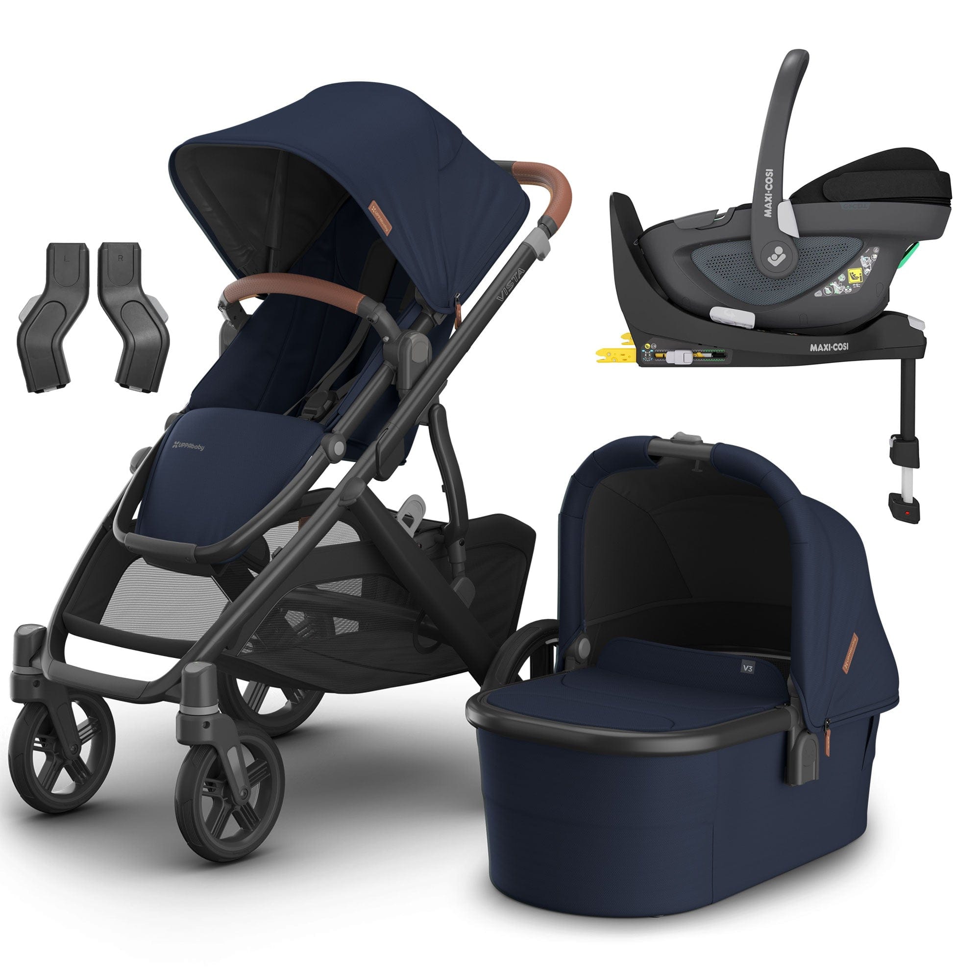 Uppababy Travel Systems Uppababy Vista V3 Maxi-Cosi Travel System - Noa 16619-NOA-1