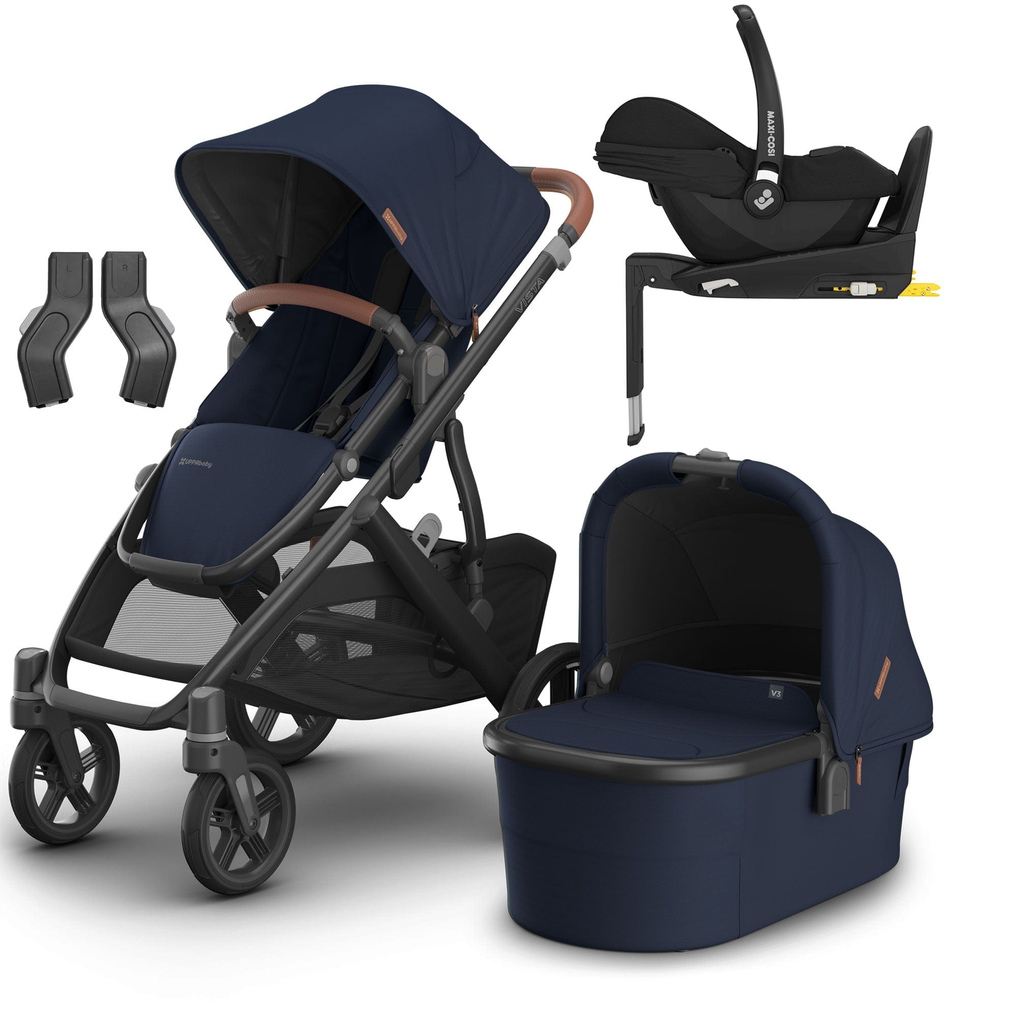 Uppababy Travel Systems Uppababy Vista V3 Maxi-Cosi Travel System - Noa 16619-NOA