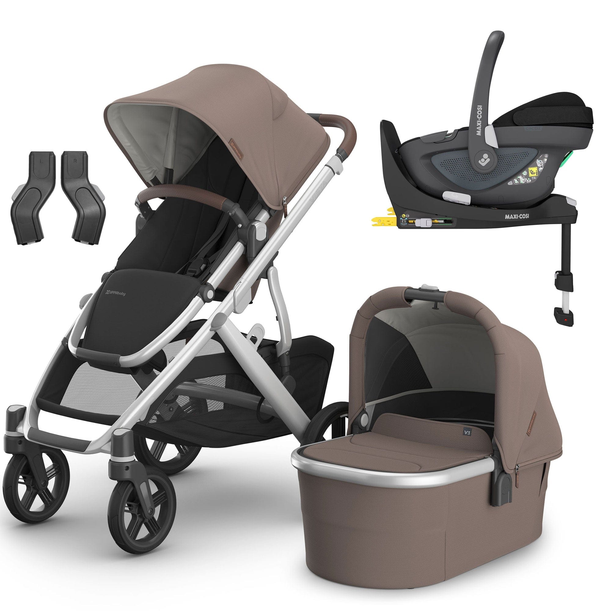 Uppababy Vista V3 Maxi Cosi Travel System Theo