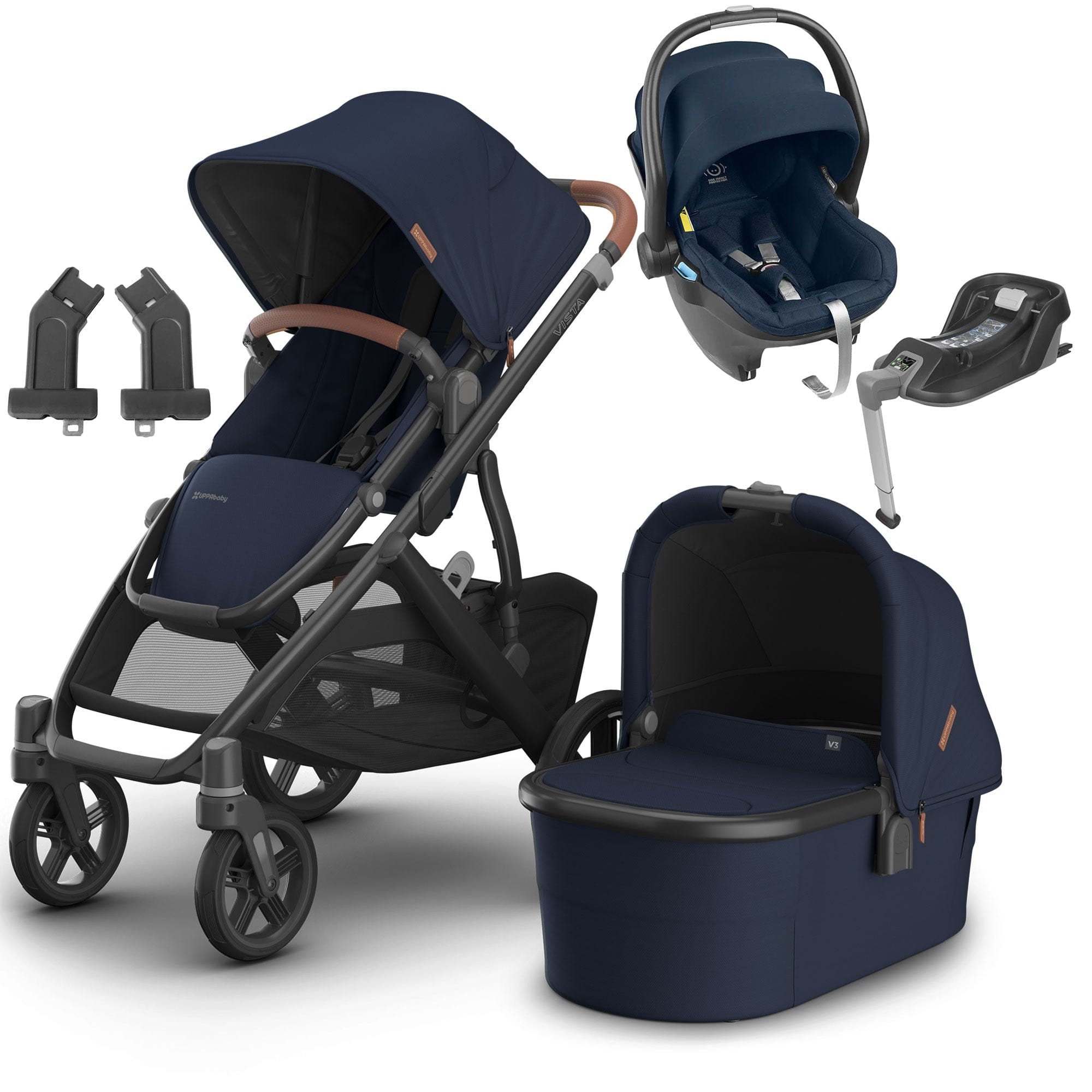 Uppababy Travel Systems Uppababy Vista V3 Mesa & Base Travel System - Noa 16577-NOA