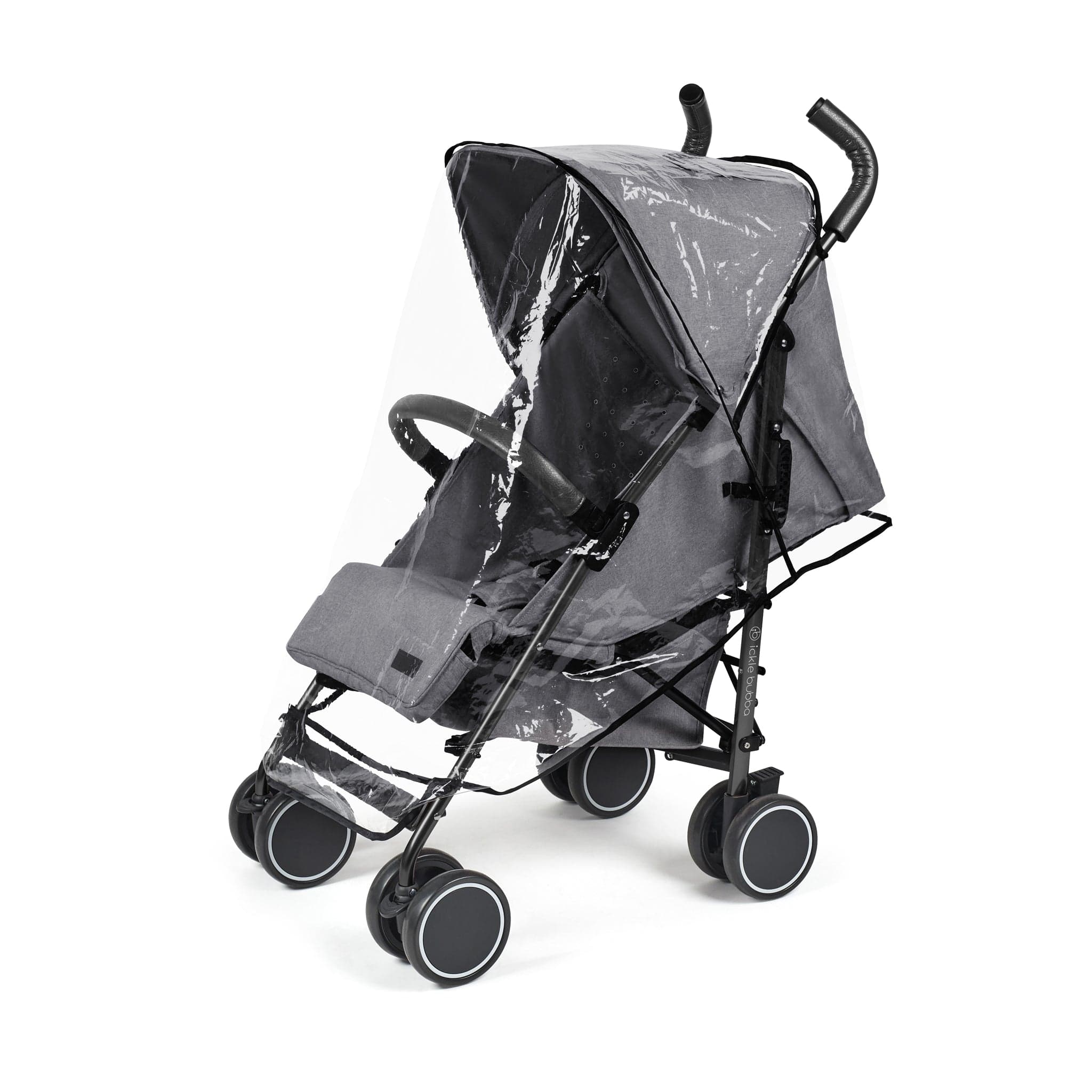 Ickle Bubba baby pushchairs Ickle Bubba Discovery Prime Pushchair Graphite Grey/Matt Black 15-002-300-120