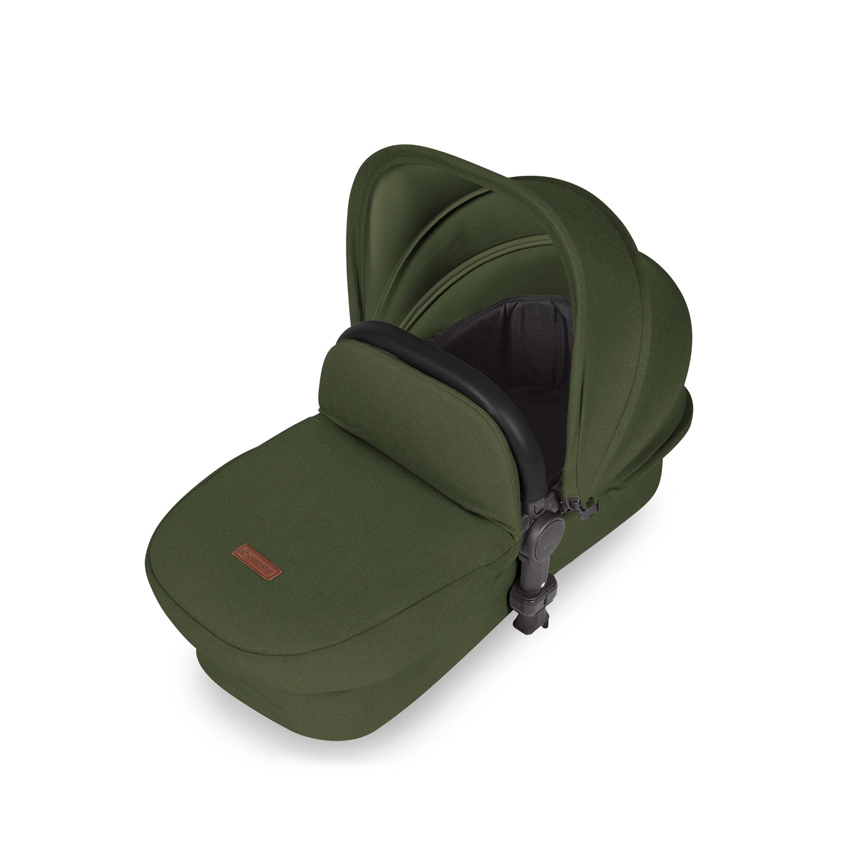 Ickle Bubba travel systems Ickle Bubba Stomp Luxe 2 in 1 Plus Pushchair & Carrycot - Black/Woodland/Black 10-003-001-138