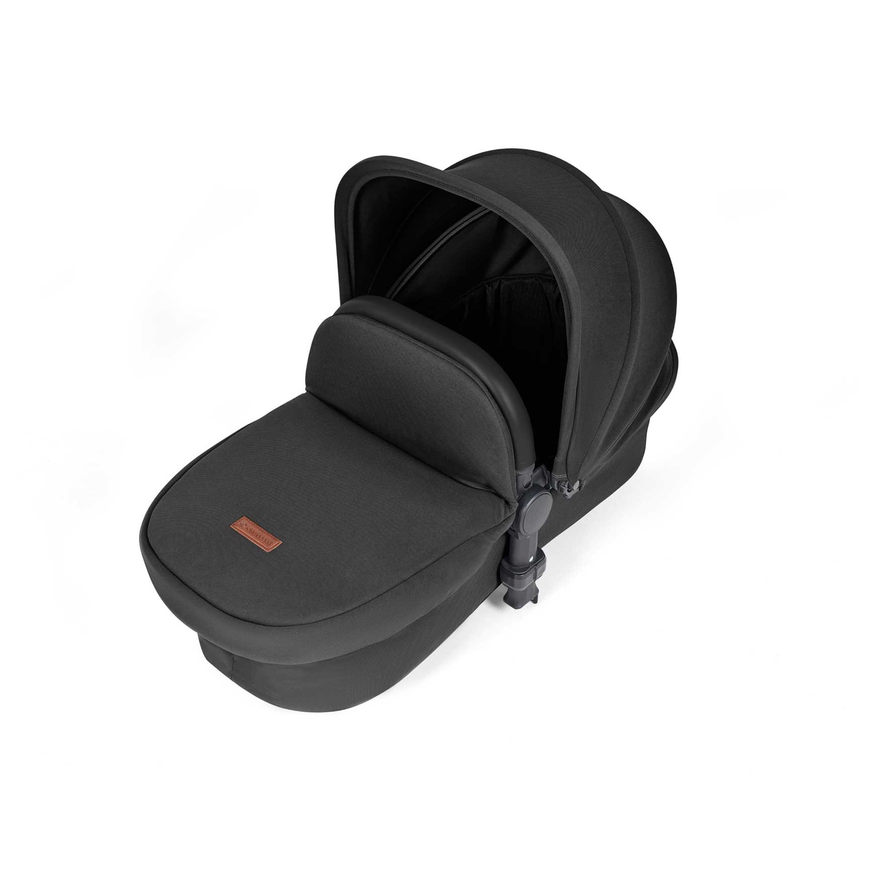 Ickle Bubba travel systems Ickle Bubba Stomp Luxe 2 in 1 Plus Pushchair & Carrycot - Black/Midnight/Black 10-003-001-202