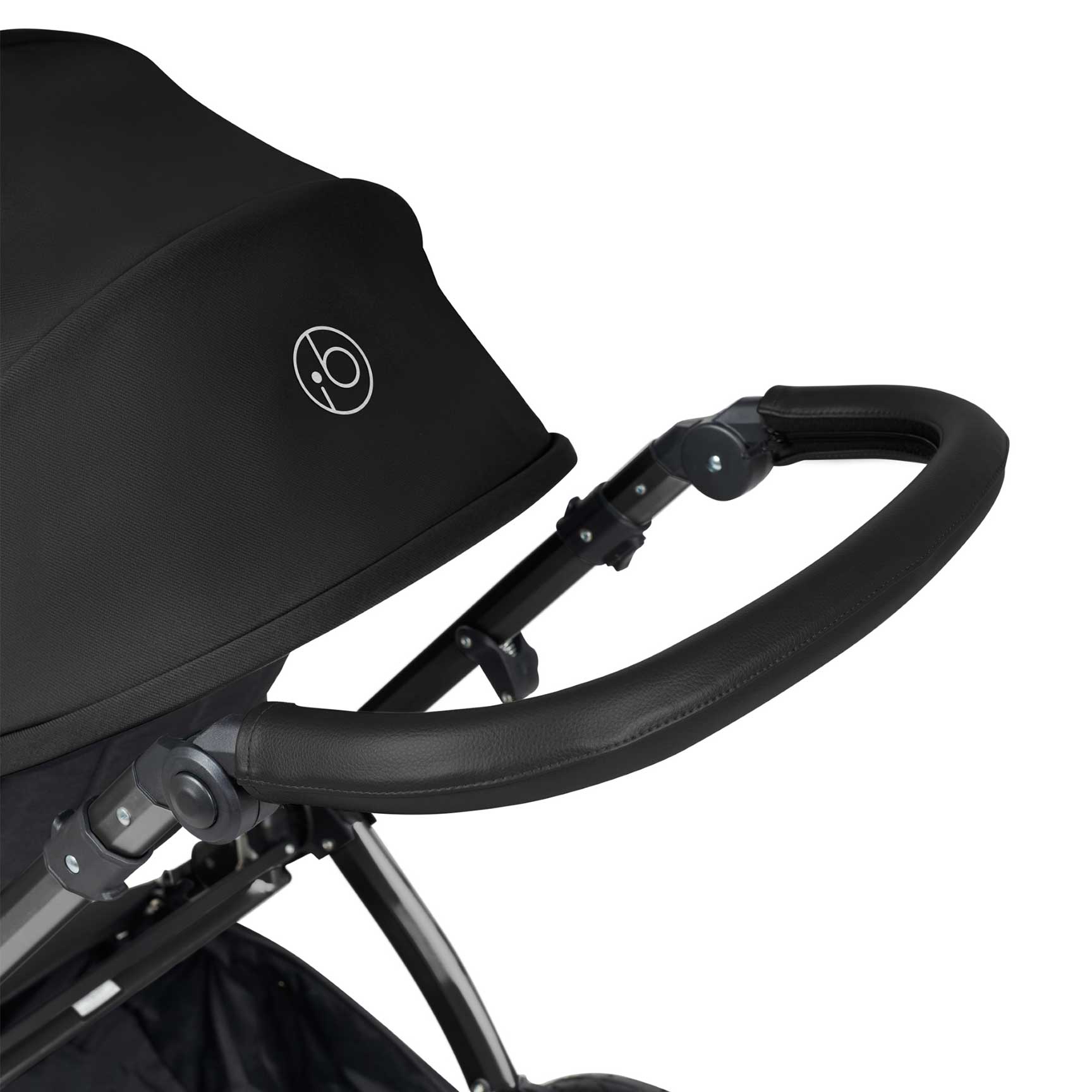 Ickle Bubba travel systems Ickle Bubba Stomp Luxe 2 in 1 Plus Pushchair & Carrycot - Black/Midnight/Black 10-003-001-202