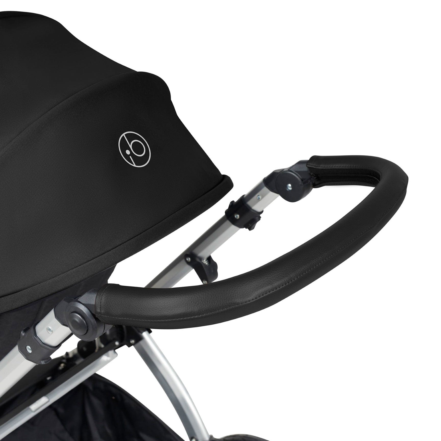 Ickle Bubba travel systems Ickle Bubba Stomp Luxe 2 in 1 Plus Pushchair & Carrycot - Silver/Midnight/Black 10-003-001-249