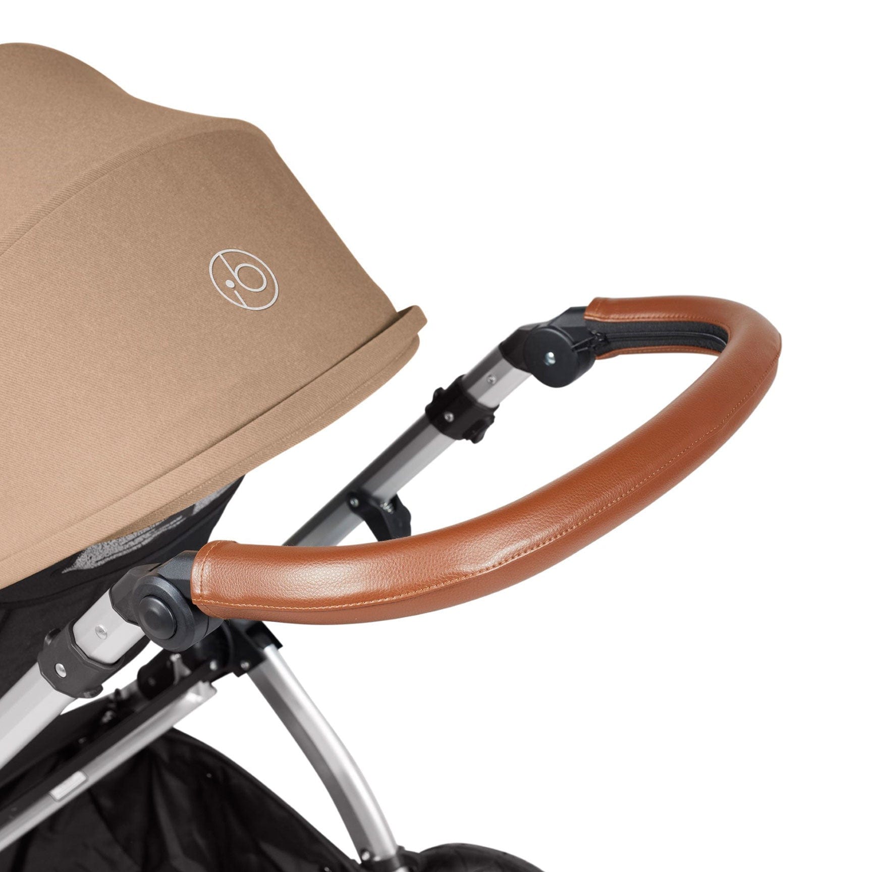 Ickle Bubba travel systems Ickle Bubba Stomp Luxe 2 in 1 Plus Pushchair & Carrycot - Silver/Desert/Tan 10-003-001-258