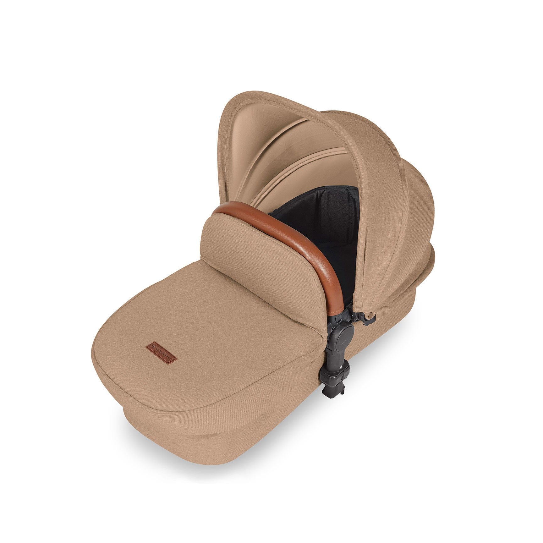 Ickle Bubba travel systems Ickle Bubba Stomp Luxe 2 in 1 Plus Pushchair & Carrycot - Silver/Desert/Tan 10-003-001-258