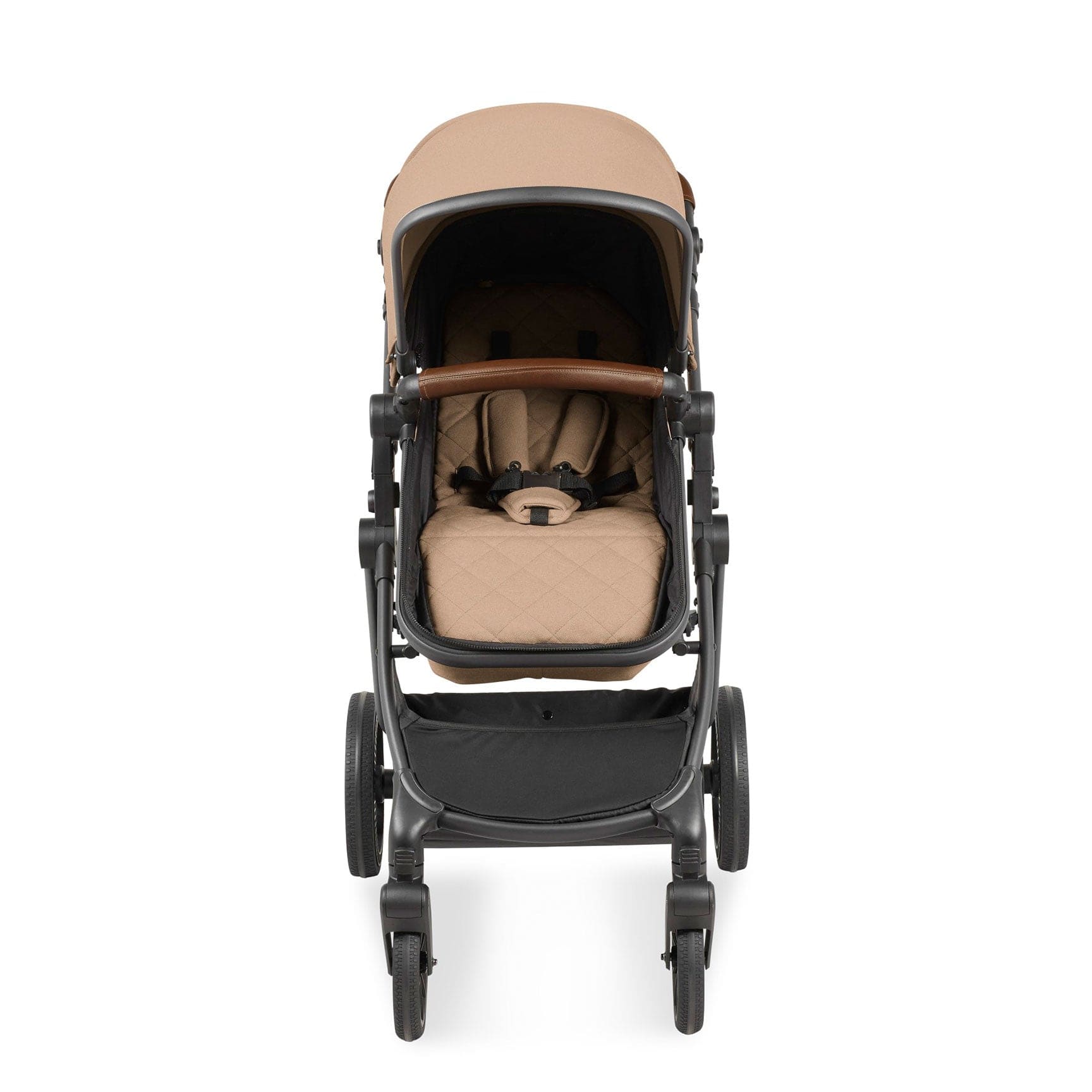 Ickle Bubba travel systems Ickle Bubba Cosmo 2 in 1 Plus Carrycot & Pushchair - Gun metal/Desert 10-007-001-136