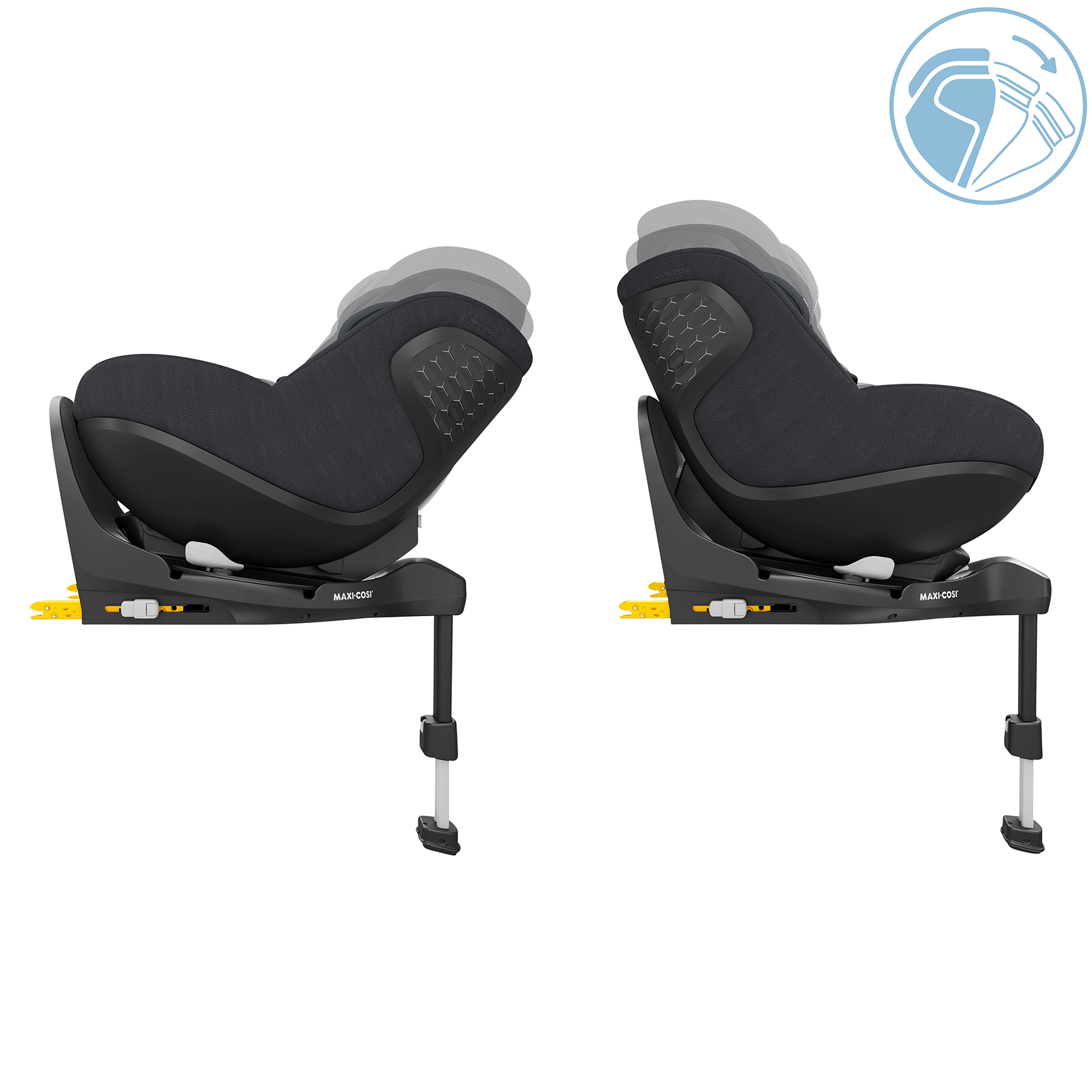 Maxi-Cosi baby car seats Maxi-Cosi Pearl 360 Pro & FamilyFix 360 Pro - Authentic Graphite 8053550110-1