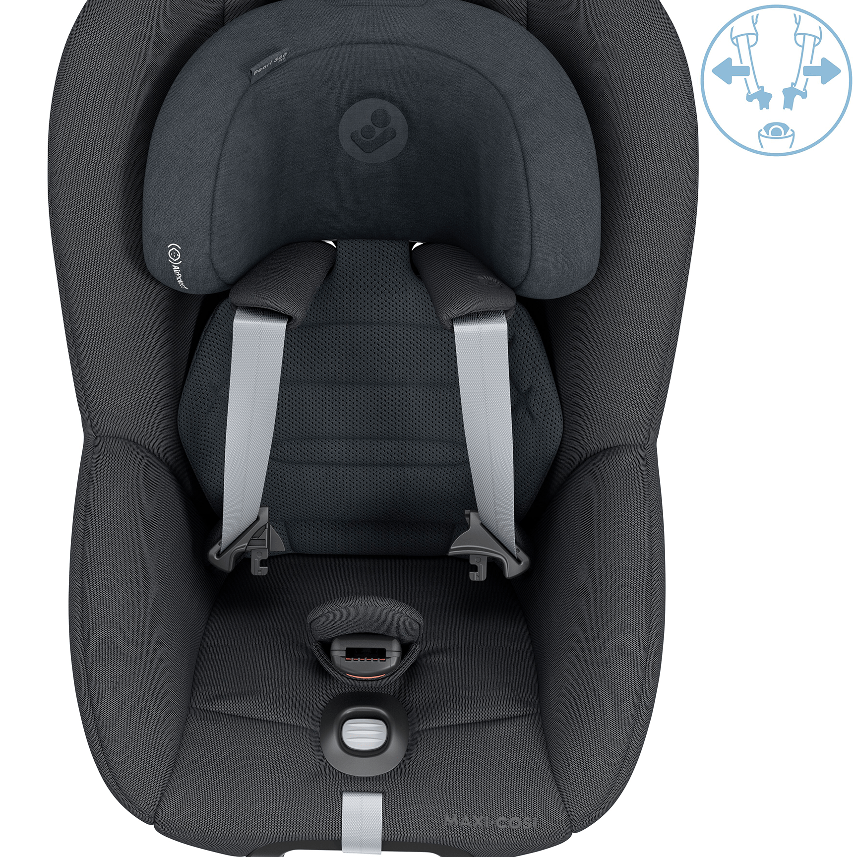 Maxi-Cosi baby car seats Maxi-Cosi Pearl 360 Pro & FamilyFix 360 Pro - Authentic Graphite 8053550110-1