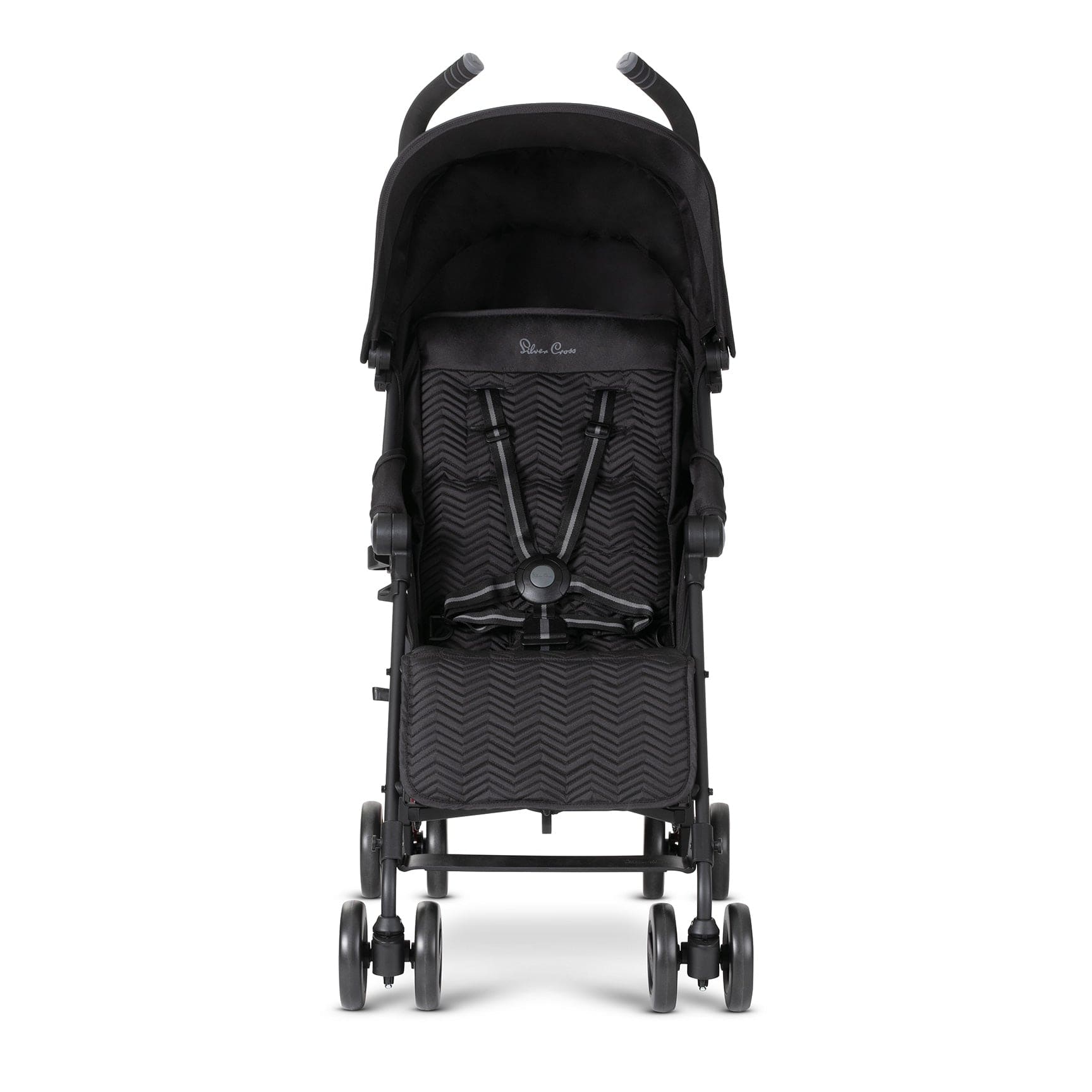 Silver stroller best sale